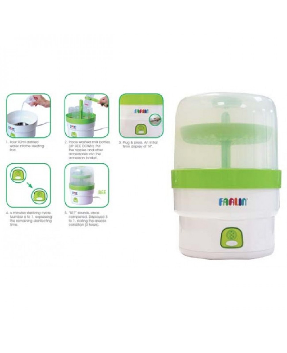 Farlin Automatic Streem Sterilizer 220v (TOP-216) - Image 3