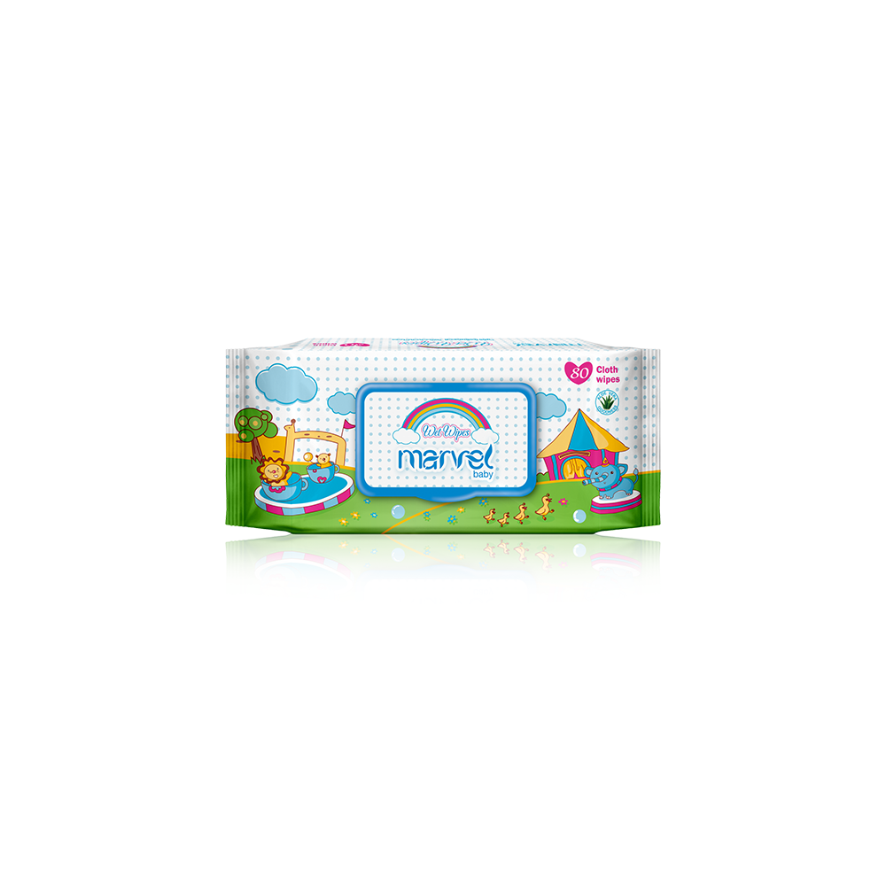 Marvel Wet Wipes L (80)