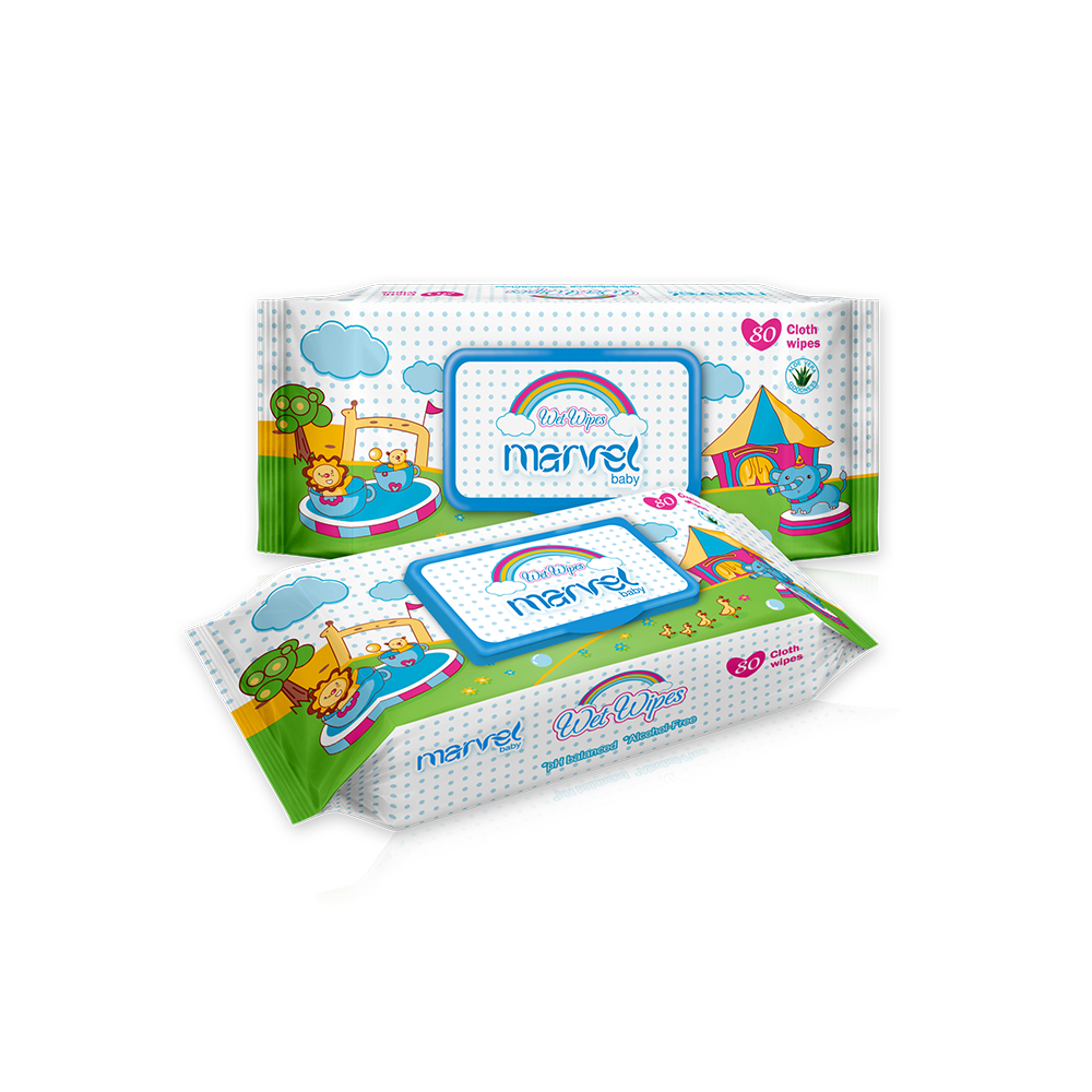 Marvel Wet Wipes L (80) - Image 2